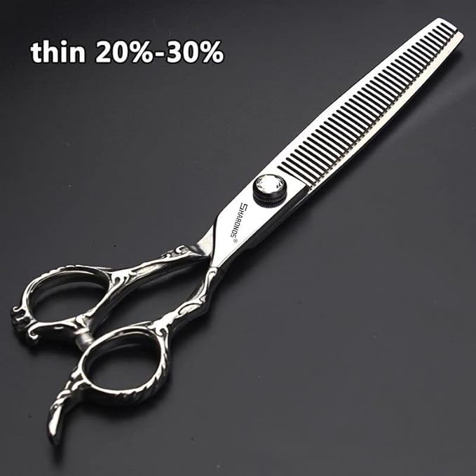 6/7/8 inch Personalized Rose Print Hair Clipper Set (Scissors Set) (7 inch-3pc-B)