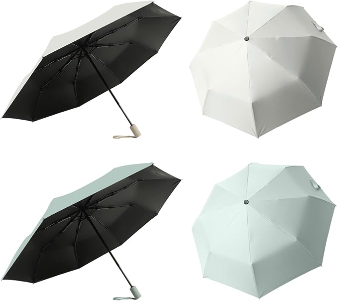 BAODINI Small UV Protection Travel Umbrella Compact - Image 3