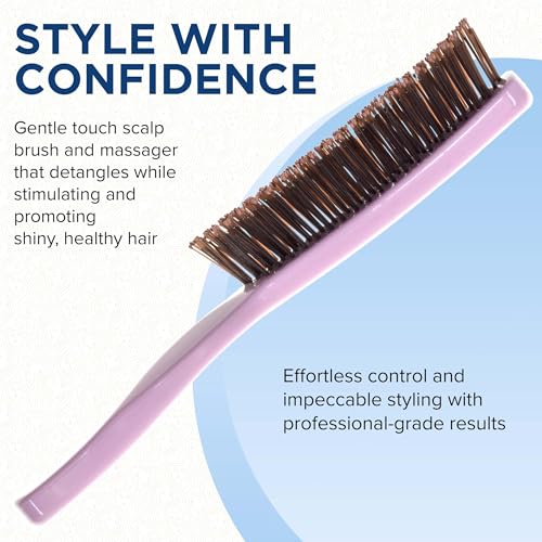 Hair Brush for Men and Women (Small / Pink)