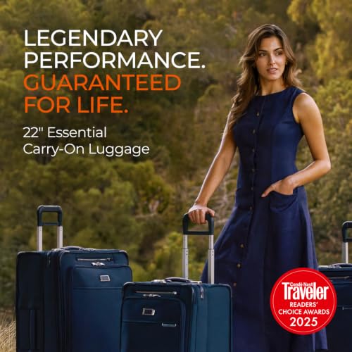 Essential 22" Carry On Expandable Spinner (Black / 22" Essential Carry-On)