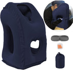 Inflatable Travel Pillow for Airplane, Inflatable Neck Air Pillow for Sleeping by Kimiandy