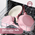 Nonstick Ceramic Frying Pan 8 (8 Inch / Sakura Pink)