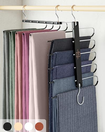 Pants Hangers Space Saving (Black / 1 Pack)