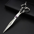 6/7/7.5/8/9-inch professional hair clipper set, stainless steel sharp hair clippers, hairdresser specific scissors (7 in-2pc-A)