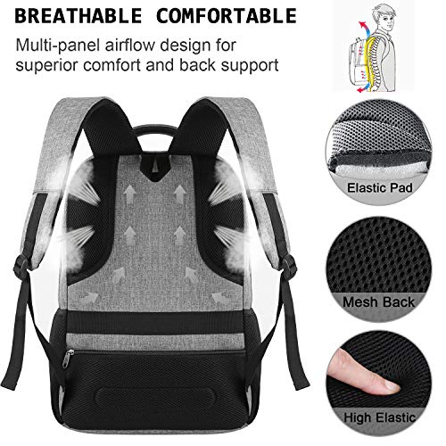17 Inch Laptop Backpack (Travel Backpacks / 17 Inch / Grey)