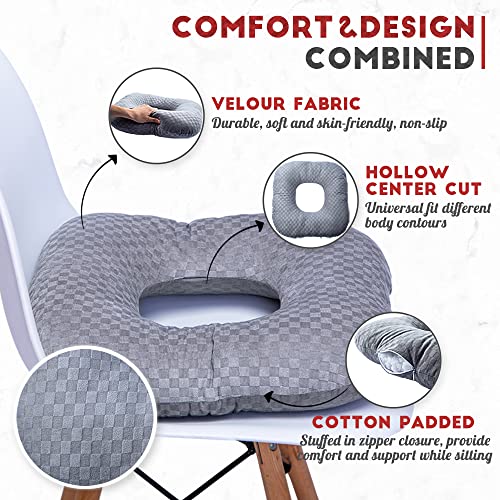Donut Pillow for Tailbone Pain (Yellow)