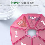 Weekly Pill Organizer (Red)