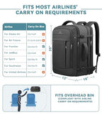 Travel Backpack (Black / 17.3 Inch (20''x13''x10''))