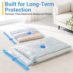 80% Space Saver Vacuum Storage Bags with Hand Pump