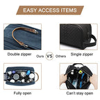 Toiletry Bag for Men (Navy Blue / Medium)