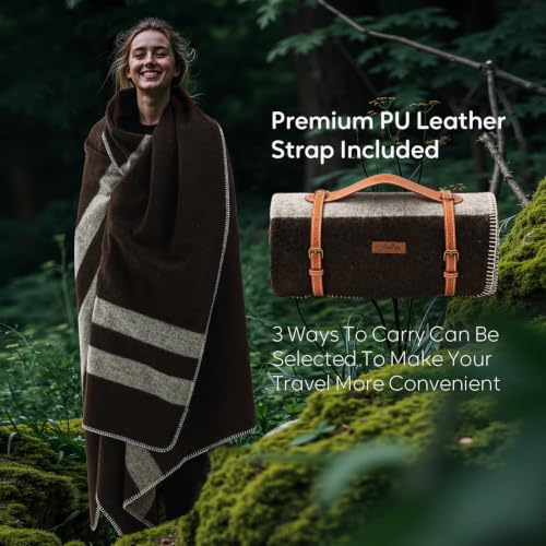 100% Wool Blanket (Land / Medium)