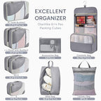 Packing Cubes for Travel (04 Gray)