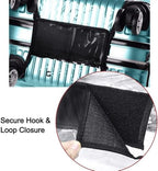 22 Inch Waterproof Clear Suitcase Cover (Black Trim-0.4mm / 22" Suitcase Cover.)