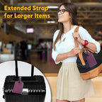 3 Pack Luggage Tags for Suitcases (Royal Purple)