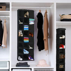 SIMPLE HOUSEWARE Hanging Closet Organizers 24 Section Shoe Shelves - Image 2