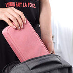 2 PACK Accessories Bag for Women Ladies Travel Organizer (Pink)