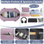 Women Travel Duffle Bags (Purple / X-Large)