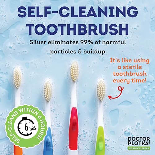 Soft Flossing Manual Toothbrush (Red)