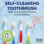 Soft Flossing Manual Toothbrush (Red)