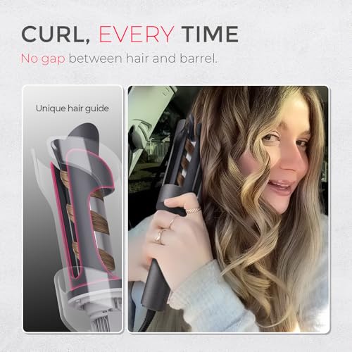 Automatic Rotating Curling Iron (1 inch / Metallic Gray)