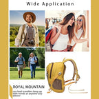 Hiking Backpack 30L Foldable Travel Daypack For Women Men (Yellow / 30L)