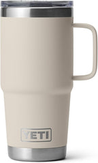 YETI Rambler 20 oz Travel Mug, Stainless Steel, Vacuum Insulated - Image 4