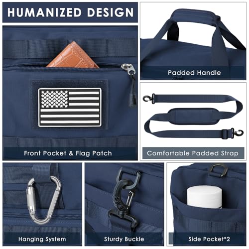 Gym Bag for Men Women (Blue / Medium)