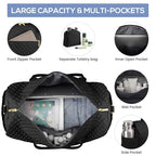 Travel Weekender Duffle Bags for Women (2-Black / X-Large)