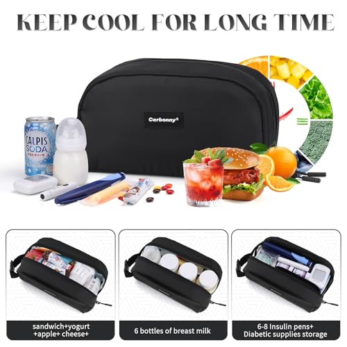 Small Cooler Bag (Black-Large)