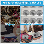 Grey Travel Shoe Bags (Grey / 5 Pack)