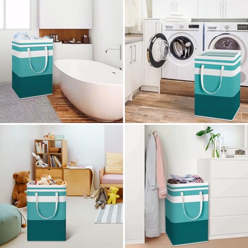 2 Pack Large Laundry Baskets (88L / Green)