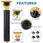Professional Hair Trimmer for Men (Black)