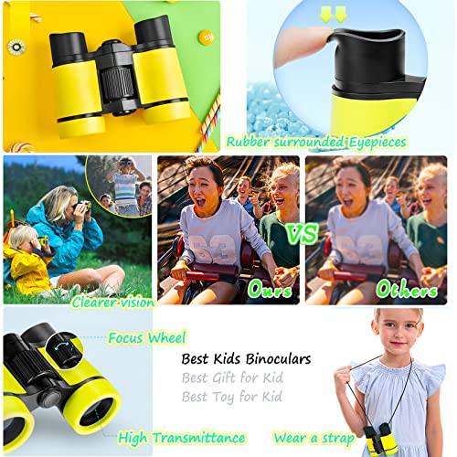 Kids Binoculars Ages 3 (Yellow)