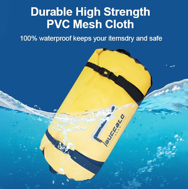 60L Waterproof Duffle Travel Duffel Bag (Yellow / 60L)