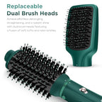 Hair Dryer Brush Set (Dark Green)