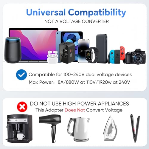 Travel Adapter (Black)