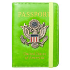 RFID Passport Holder for Travel Men (Green)