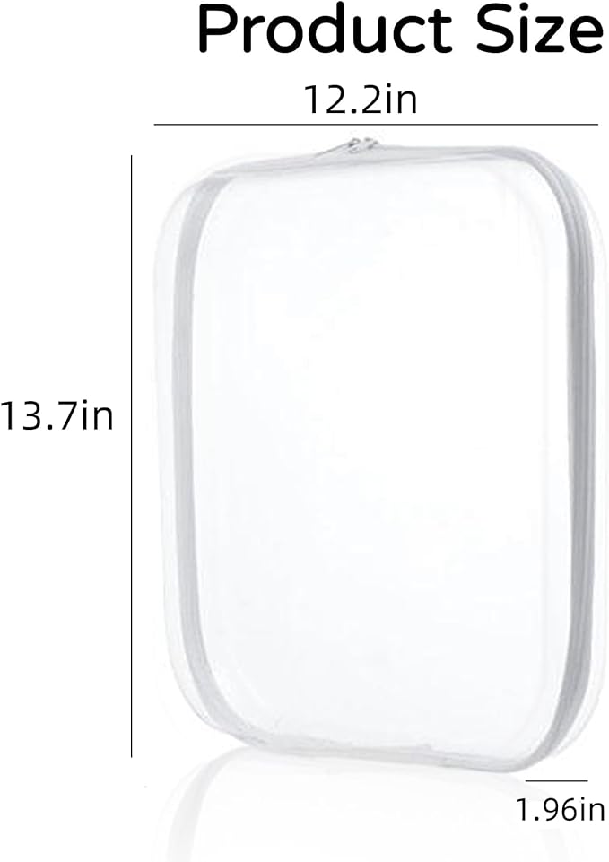 3PCS Zippered Transparent Cases - Image 2