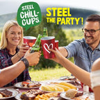 16 oz. Reusable Party Cups (Love Red / 12 Count)