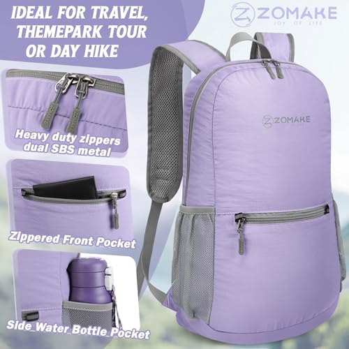 Lightweight Packable Backpack (20L / C-grey Blue)
