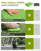 Inflatable Seat Cushion (1 Pack - Lightgreen)
