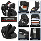 Extra Large Travel Laptop Backpack for Men 55L (18.4 inch / Grey)