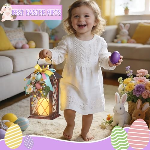 Easter Solar Lanterns Outdoor (Easter-1Pack)