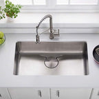 KRAUS Dex 33-inch Undermount 16 Gauge Stainless Steel Single Bowl Kitchen Sink - Image 2