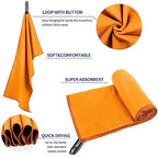 Microfiber Travel Towel (Orange / S:16"×32")
