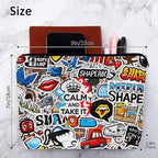 Women Cosmetic Bag Graffiti (9 x 7.1 inch / Graffiti)