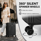 Luggage Sets 3 Piece (Black / 3 Piece Sets (21/Db/Tb))