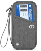 Family Passport Holder for Travel (New Grey)