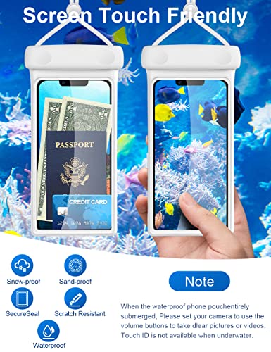 Waterproof Phone Pouch (2 Pack - Duke Black & White7.0")