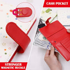 Rfid Passport Holder for Travel women (apple red)